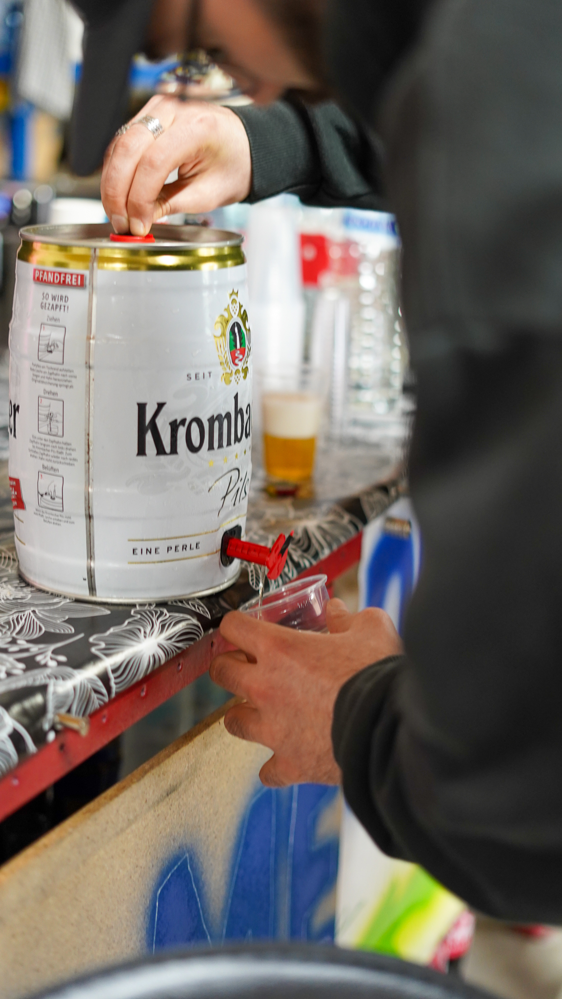 zwischendurch muss auch mal was zu trinken sein