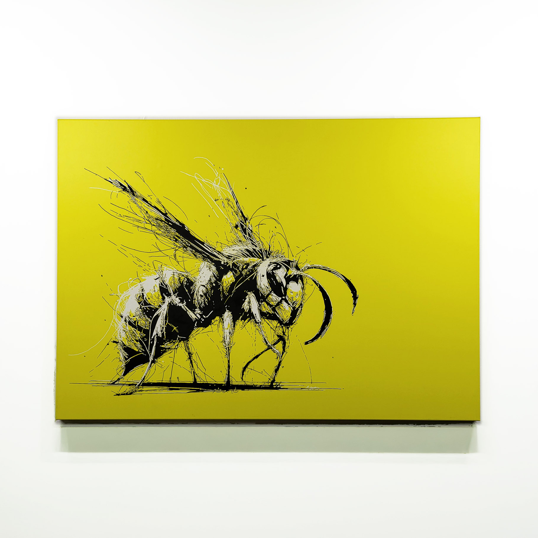 "EN GARDE", Künstler Martin Lingens, WILD SKETCHES Serie, Wespe