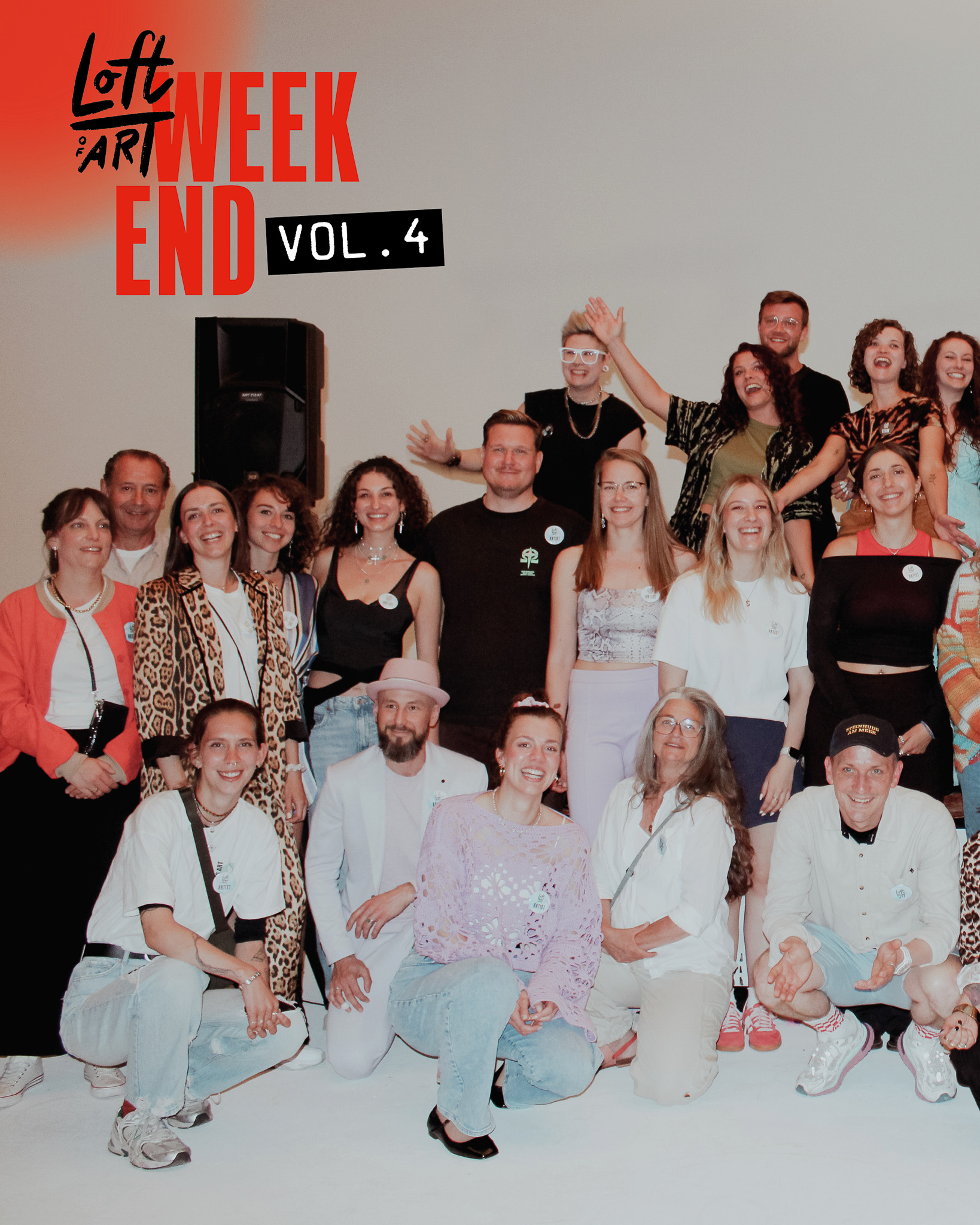 Gemeinschaftsfoto Alle KünstlerInnen Loft of Art Weekend Vol. 4 - Teil 1