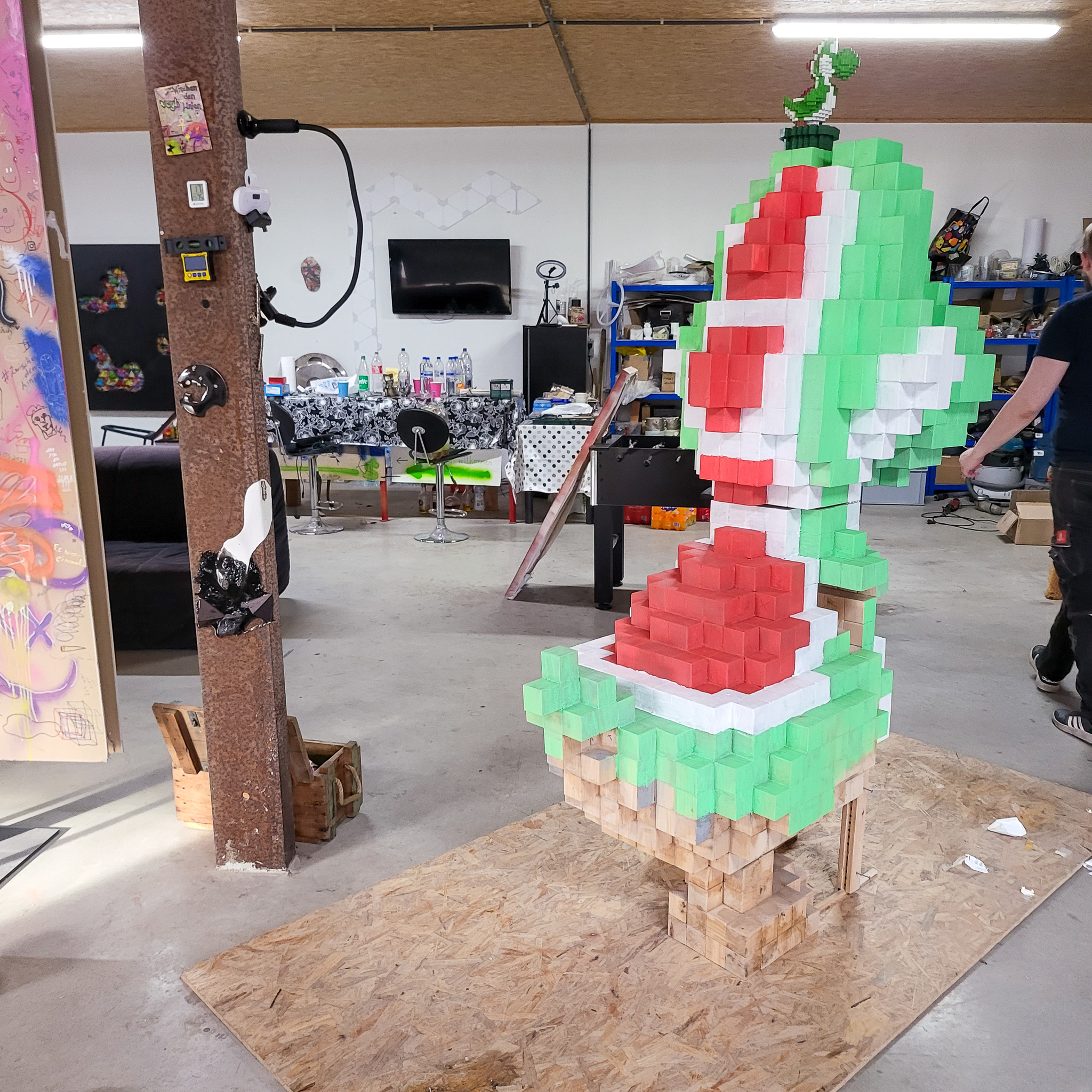 Yoshi ist leider schon wieder nicht fertig geworden...