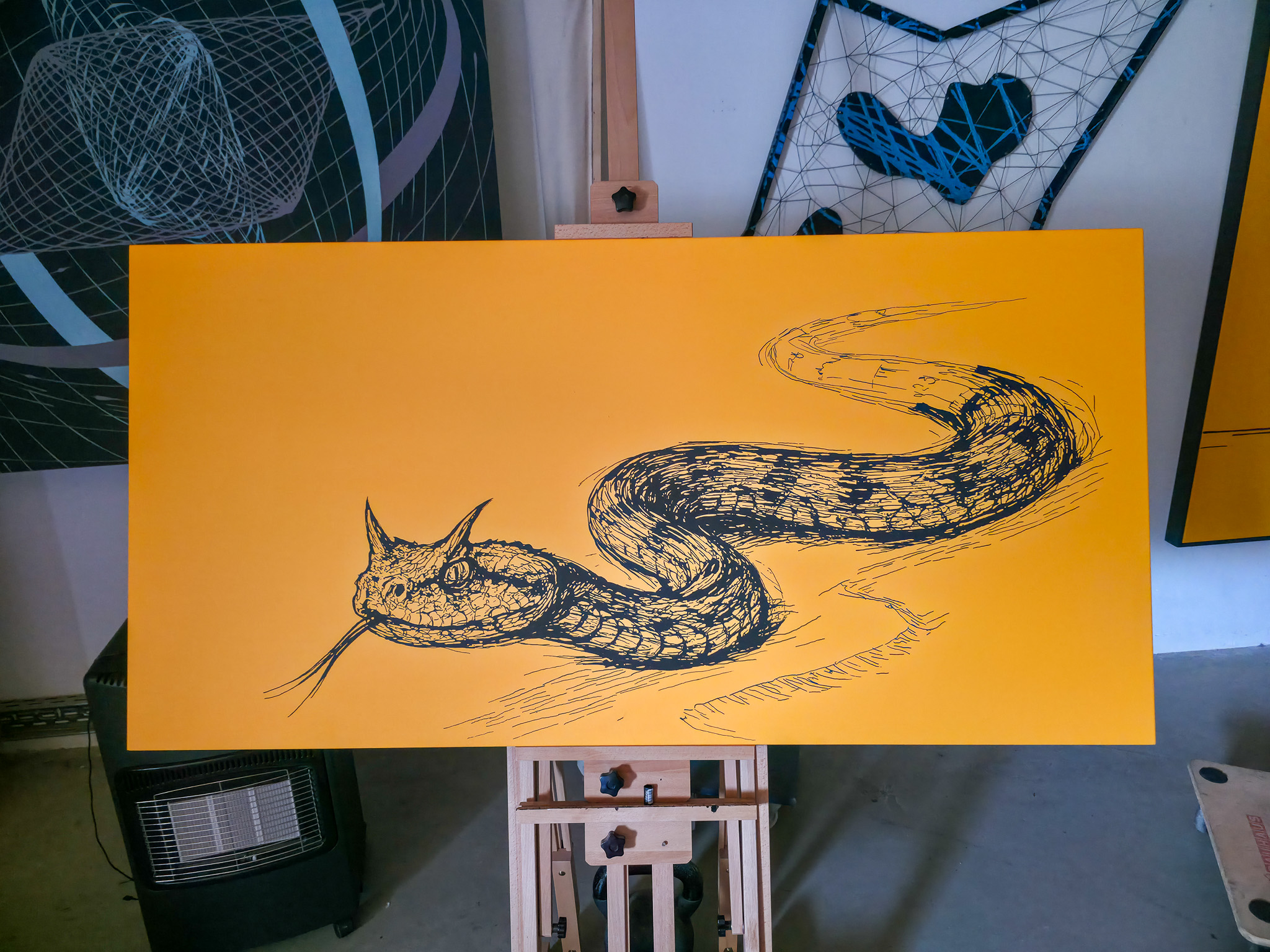Entstehung von SHIFTING SANDS von Martin Lingens, WILD SKETCHES Serie