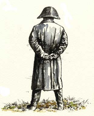 NAPOLEONE I BONAPARTE, IMPERATORE DEI FRANCESI, di A.Molino. Ink on paper, 2007