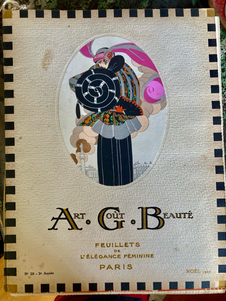 feuillets de l'élégance féminine Art Goût Beauté Noêl 1923