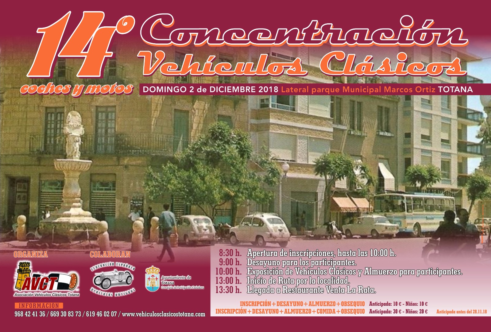 CONCENTRACION DE VEHICULOS CLASICOS TOTANA 2018