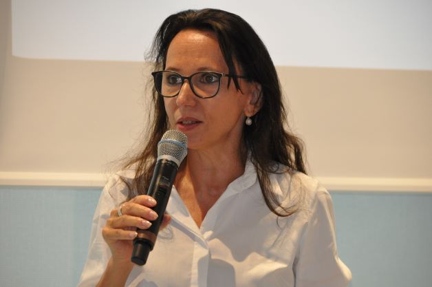 Dagmar Heib beim Videotag - einem Marketing Event in der Inselhalle Lindau für Heilpraktiker und ihre Werbung