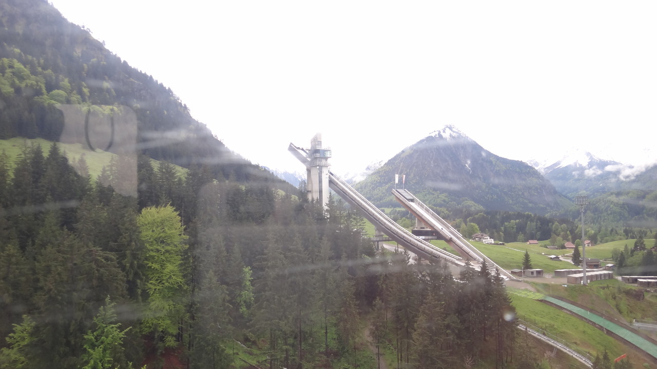 Fotos aus der Gondel von Oberstdorf