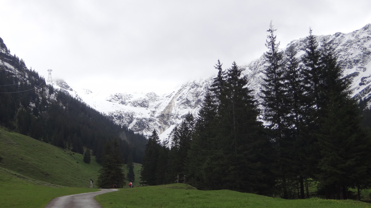 Blick auf die Gipfel