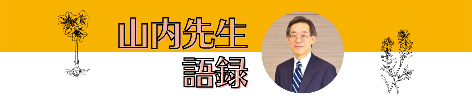 山内先生語録