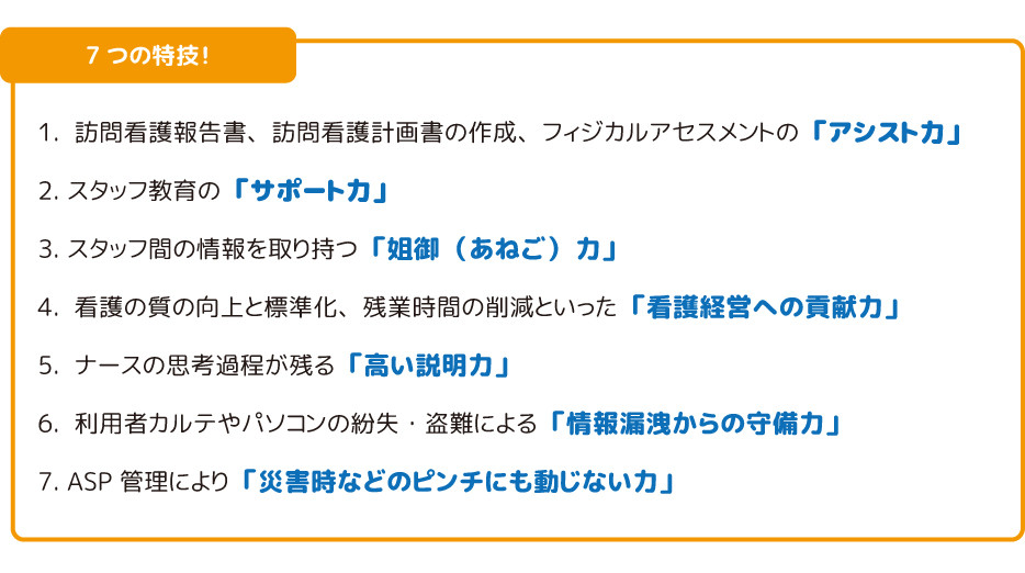 報告書・計画書やフィジカルアセスメント、スタッフ教育、訪問看護ステーション経営の力になります