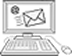 Abbildung: Computer, Mailversand