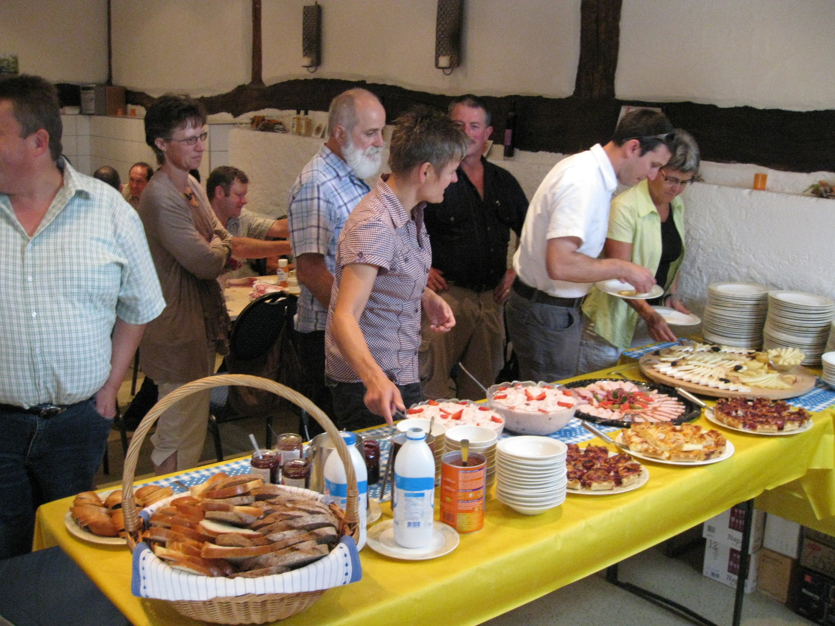 Frühstück auf dem Bauernhof