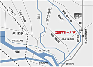 芝川マリーナ地図