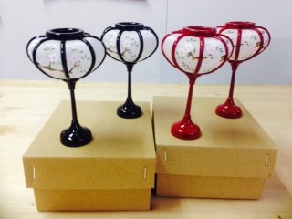 丸型ぼんぼり（高さ9ｃｍ）黒1,900円（税別）のみ販売中