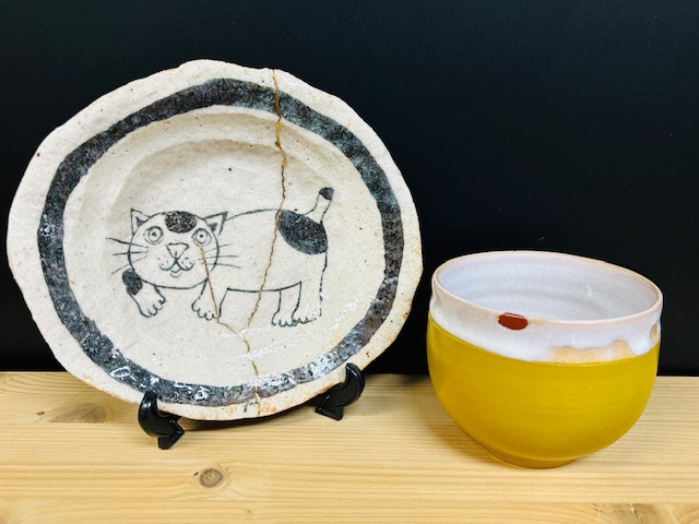 金継ぎ済み　お碗　呼継ぎ 金継ぎ・銀継ぎ・色漆継ぎ | 株式会社和える(aeru)−日本の伝統