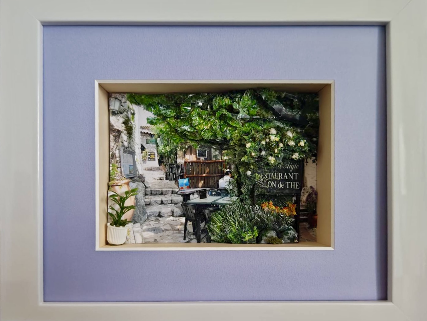 『鷲ノ巣村(フランス🇫🇷)』（27×32×5cm） 66,000円