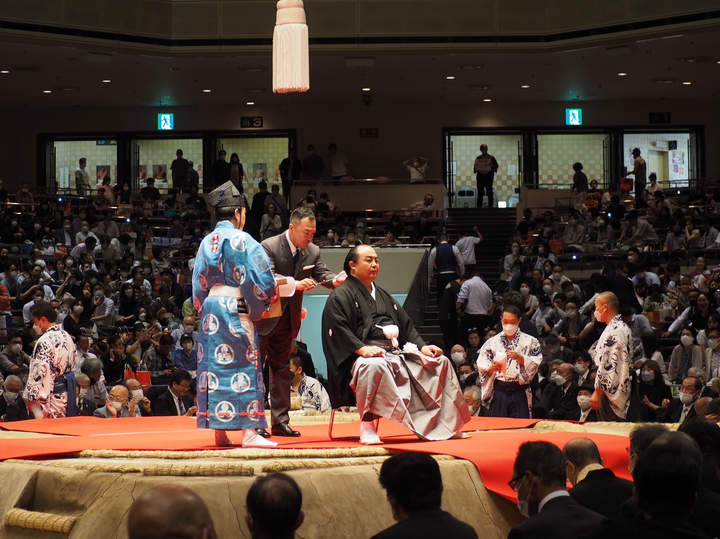 蒼国来引退荒汐襲名披露大相撲