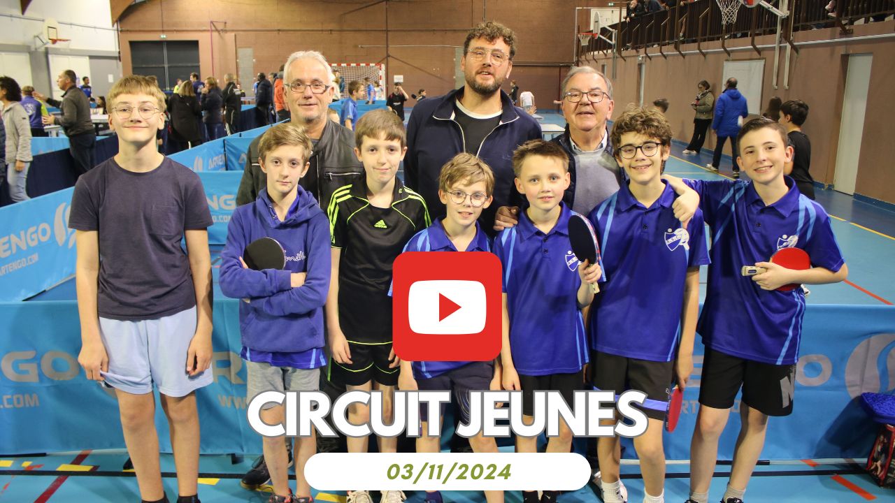 03/11/2024 : La vidéo du circuit jeunes à tourlaville