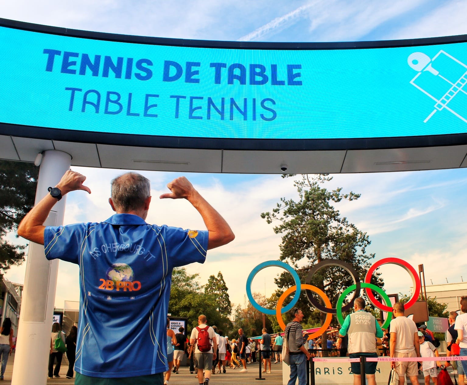 L'AS Cherbourg TT était à Paris 2024 pour supporter l'équipe de France !!!
