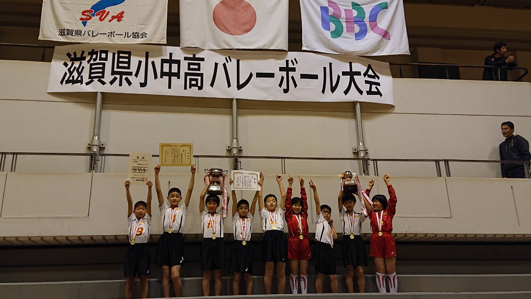 結果報告 滋賀 草津 はやぶさ ジュニア女子バレーボール