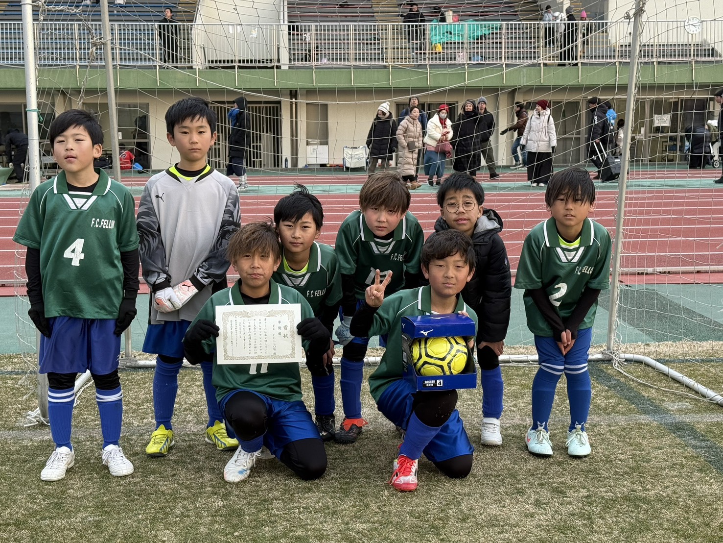 ミズノカップ３年 準優勝☆ 2026.2.1(日)