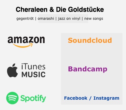Cheraleen & Die Golstücke Music / Streaming / Social Media 