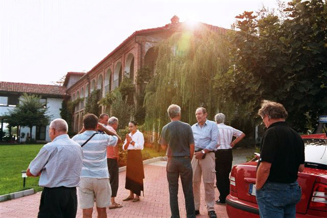 Ankunft im Gutshof "Dimora La Guardia"