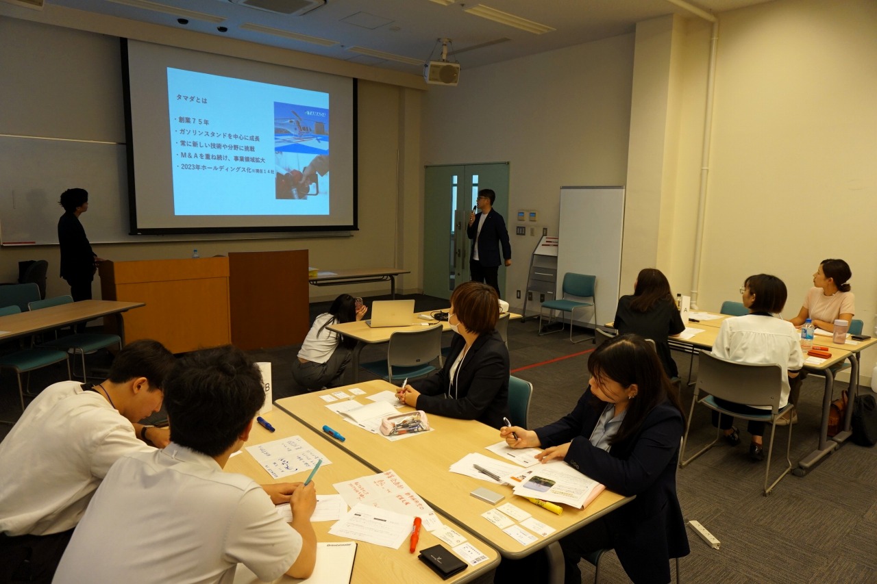 R7年度『学生と学ぶ、自社の魅力を伝えるプレゼンセミナー』