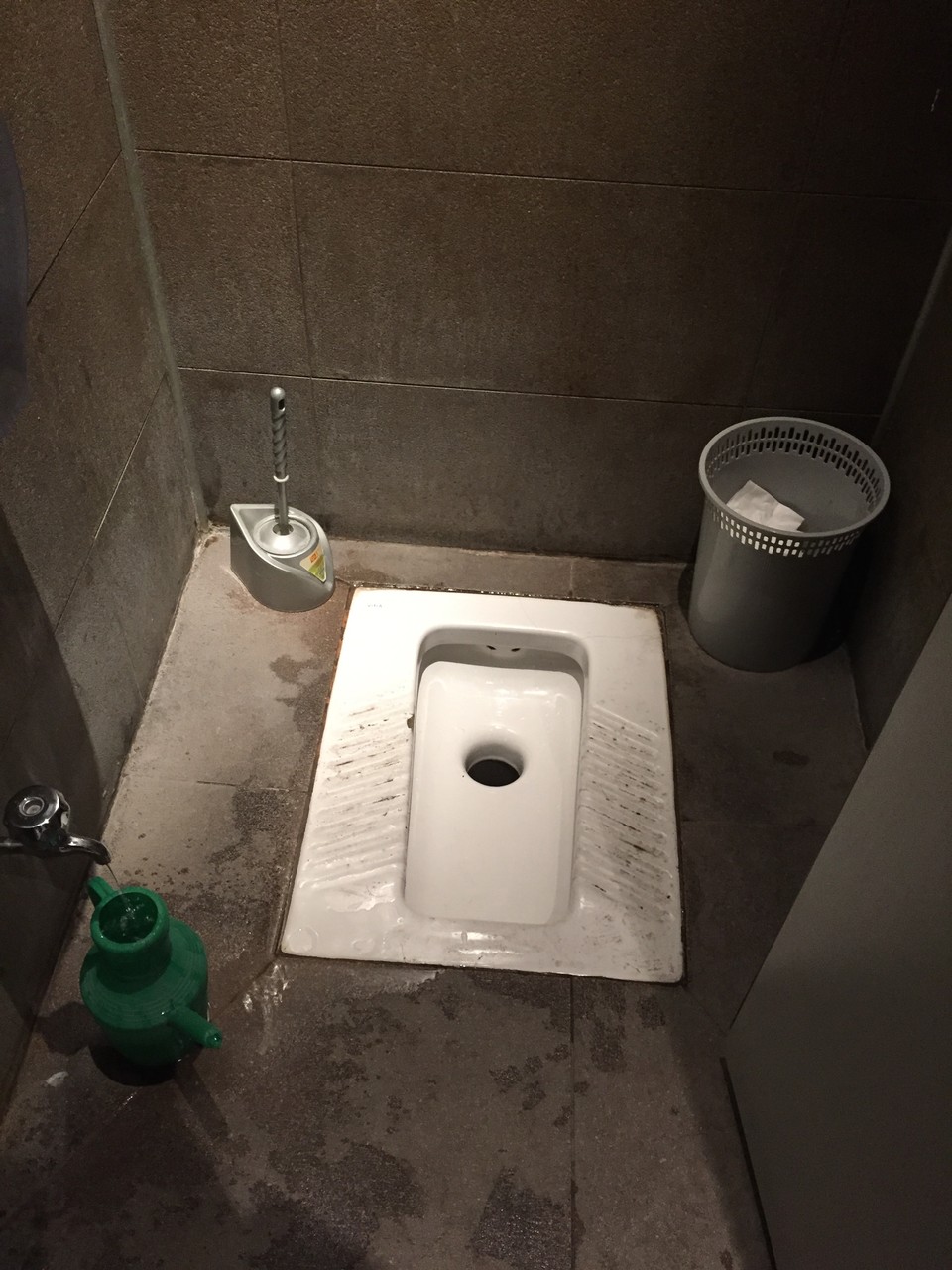 Und gewöhnungsbedürftige Toiletten!