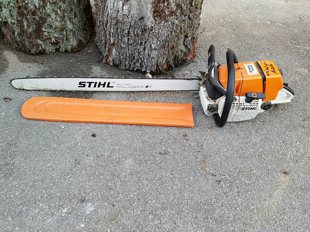 MS 660 mit 900 mm Schwert