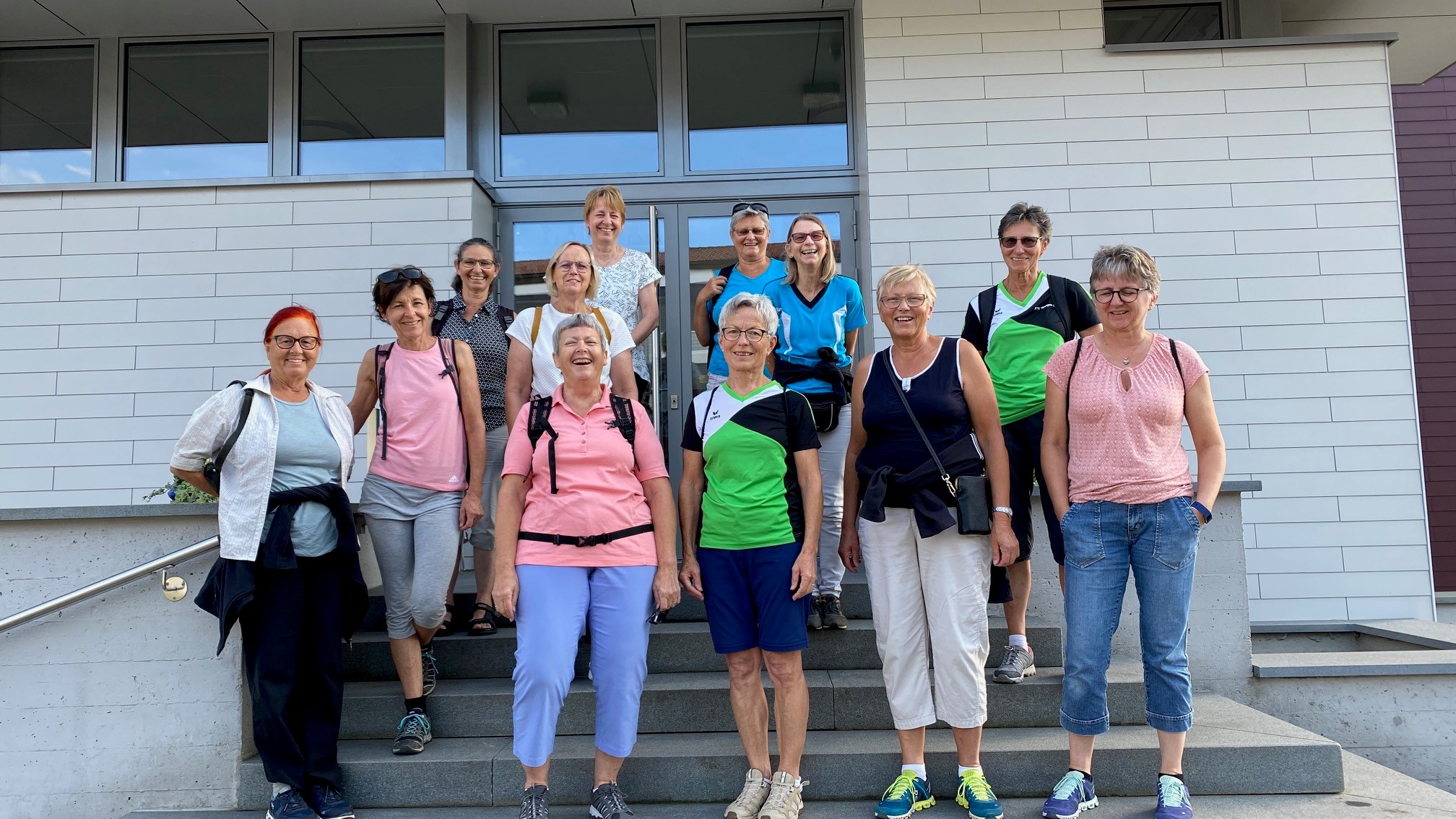 Besammlung zum Spaziergang