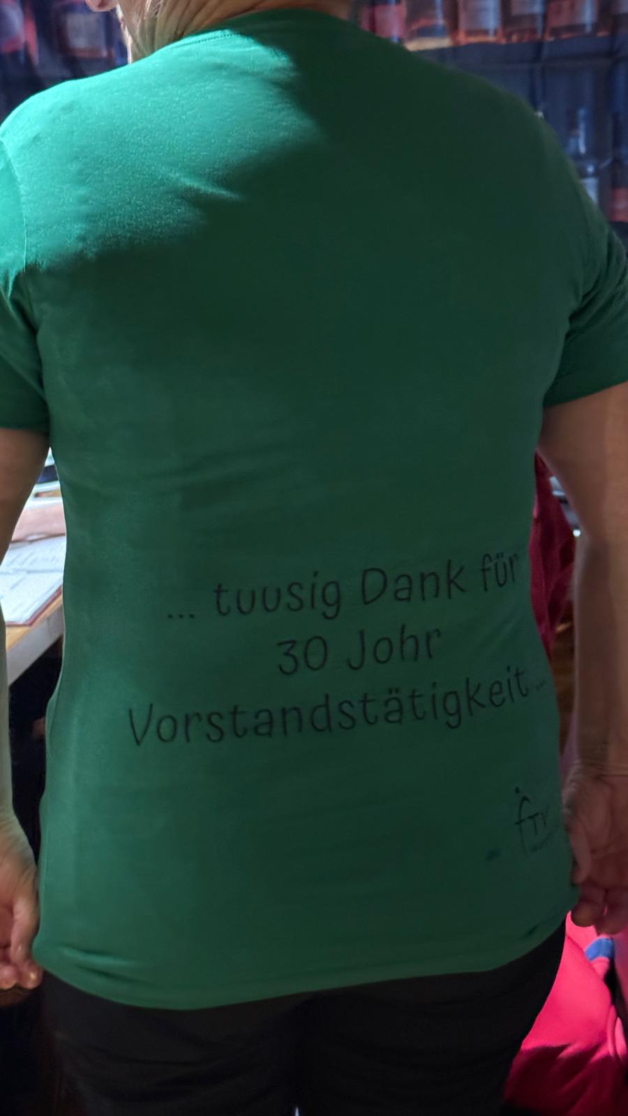 ...für 30 Jahre Vorstandstätigkeit 