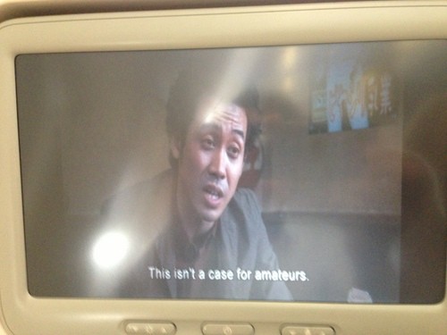 シンガポールエアラインの機内では日本語のチャンネルも充実