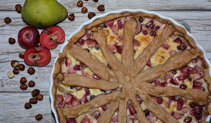 Birnen-Apfel-Tarte