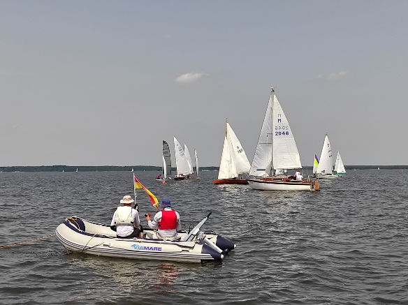 Vor dem Regattastart