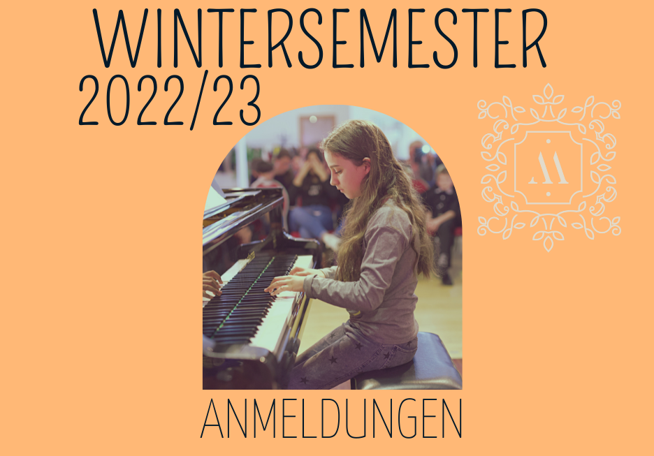 Anmeldungen für das Wintersemester 2022/23 ist ab sofort möglich!