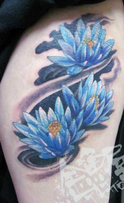 青い蓮tattoo 静岡浜松のタトゥースタジオ 金魚屋tattoo