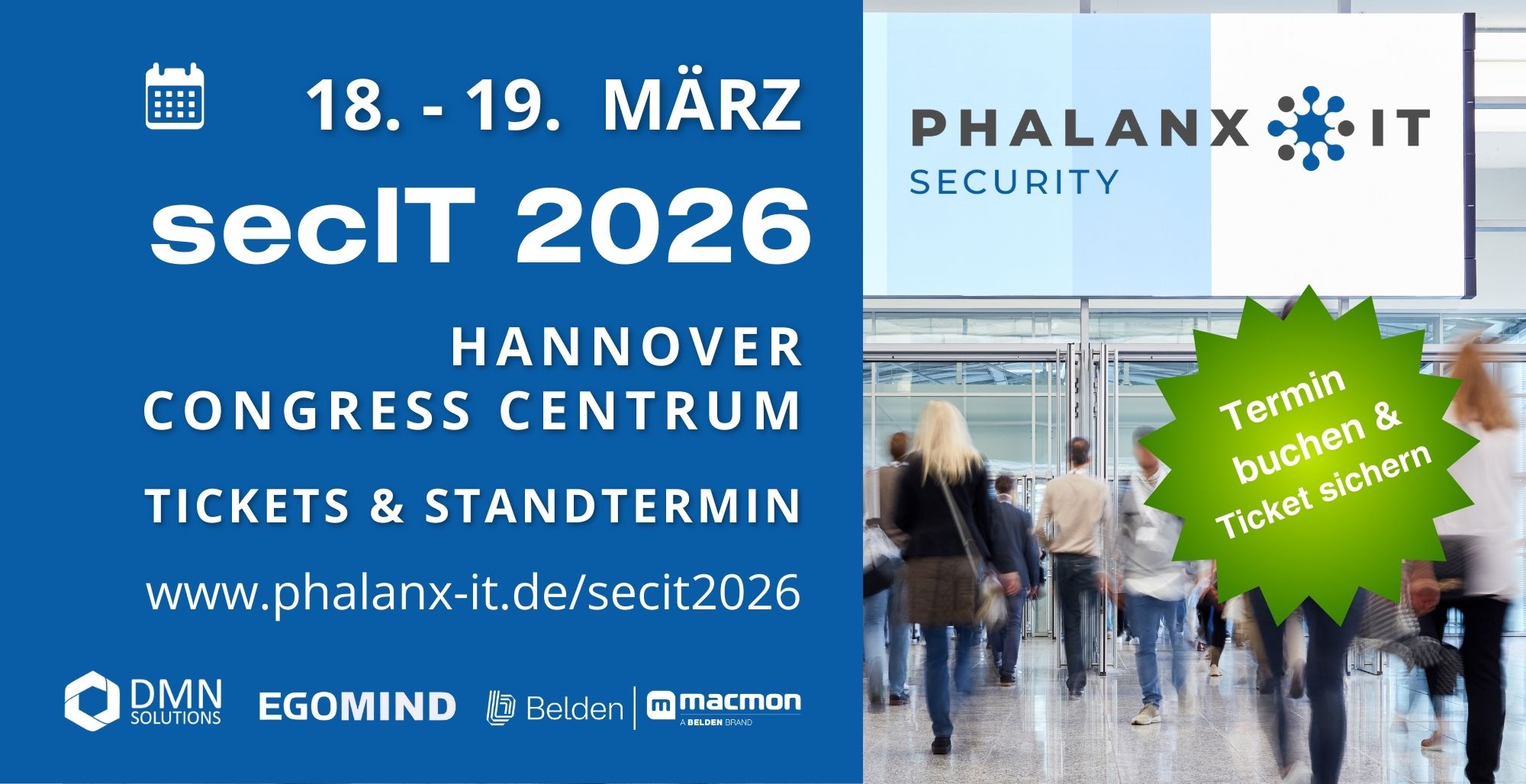 Treffen Sie uns auf der secIT in Hannover