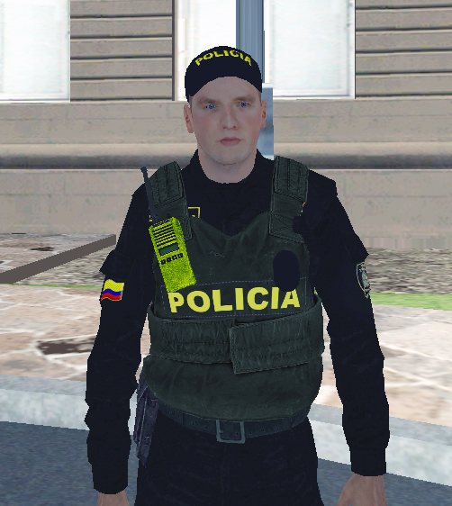 GTA 5 Colombia National Police - Policia Nacional de Colombia SKIN  Replacement for GTA V - Skin de Policia Nacional Colombia Mod 