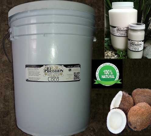 ACEITE DE COCO ORGANICO 100% NATURAL