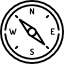 gezeichneter Kompass