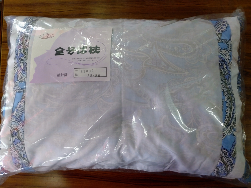 全そば枕　35✕50  ¥1,200