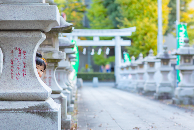 出張撮影　出張カメラマン　七五三　女性カメラマン　家族写真　東京　練馬区　大泉氷川神社