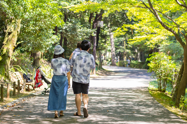 引っ越し前の思い出にご家族撮影☆撮影レポート(練馬区光が丘・春の風公園)