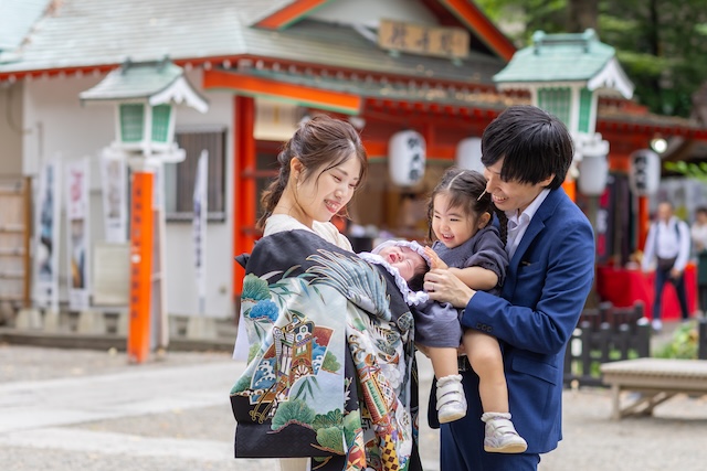 田無神社でお宮参り撮影☆撮影レポート(東京・西東京市)