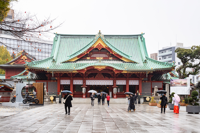 気温8℃の中、アイスを食べながら撮影した七五三☆撮影レポート(千代田区・神田明神)