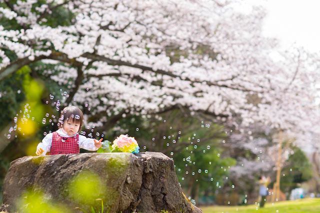 つばき園で1歳お誕生日撮影☆撮影レポート（東京・練馬区）