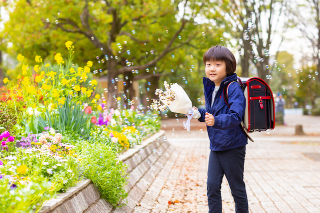 つばき園と夏の雲公園で入学撮影☆撮影レポート(練馬区・光が丘)