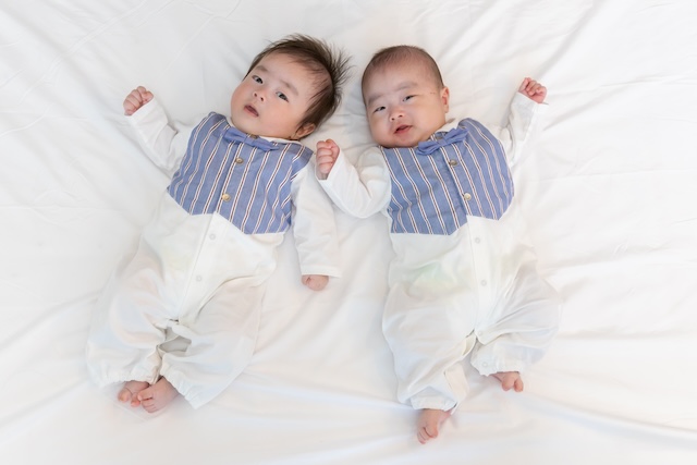 ご自宅で双子ちゃんのお宮参り撮影☆撮影レポート