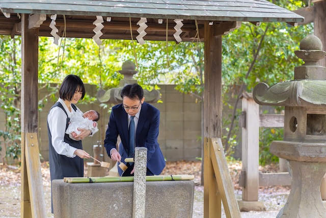 出張撮影　出張カメラマン　ロケーション撮影　女性カメラマン　豊島区　長崎神社　お宮参り　フォトグラファー　自然体
