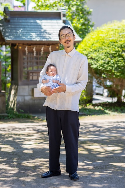 出張撮影　出張カメラマン　ロケーション撮影　家族写真　練馬区　石神井　光が丘　お宮参り　女性カメラマン　フォトグラファー